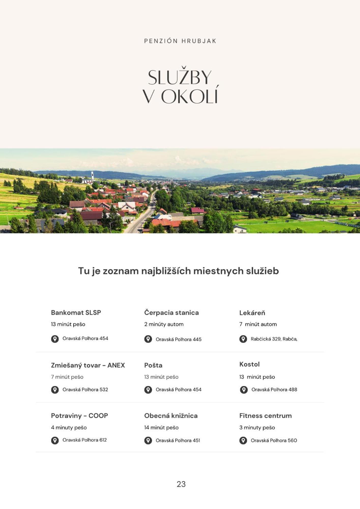 Penzion Hrubjak Polhora Kültér fotó